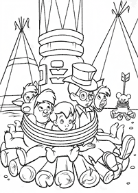 peter pan coloring pages - page 42