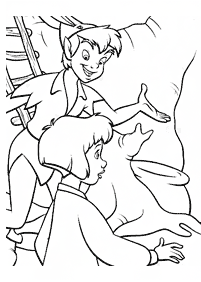 peter pan coloring pages - page 49