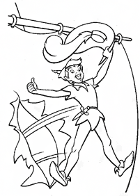 peter pan coloring pages - page 75