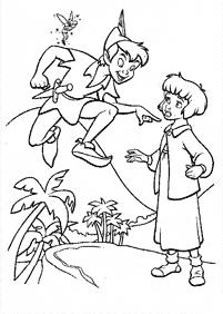 peter pan coloring pages - page 80