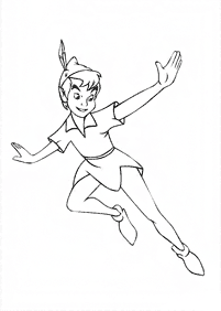 peter pan coloring pages - page 88