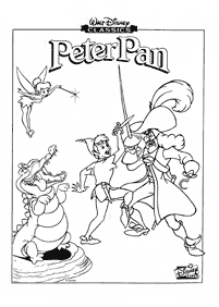 peter pan coloring pages - page 9