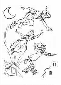 peter pan coloring pages - page 92