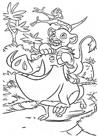 the lion king coloring pages - page 15