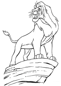 the lion king coloring pages - page 17