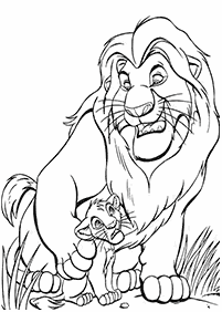 the lion king coloring pages - page 3