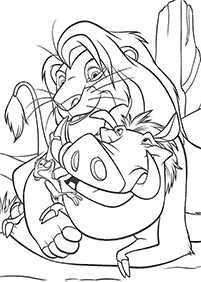the lion king coloring pages - page 5
