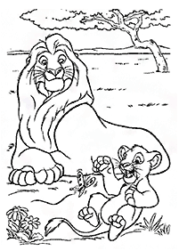the lion king coloring pages - page 61