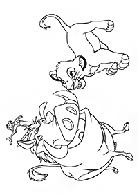 the lion king coloring pages - page 62