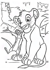 the lion king coloring pages - page 65