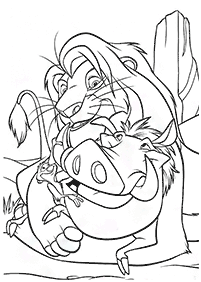 the lion king coloring pages - page 66