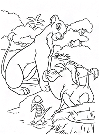 the lion king coloring pages - page 70