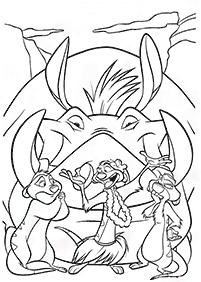 the lion king coloring pages - page 75