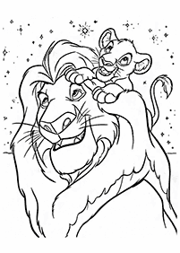 the lion king coloring pages - page 8