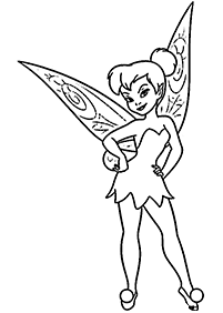 tinkerbell coloring pages - page 1