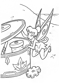 tinkerbell coloring pages - page 100