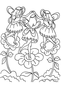 tinkerbell coloring pages - page 12
