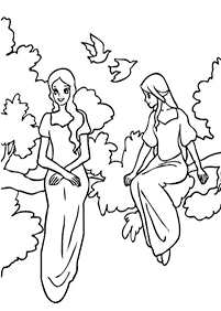 tinkerbell coloring pages - page 16