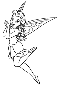 tinkerbell coloring pages - page 17