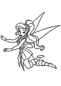 tinkerbell coloring pages - page 3