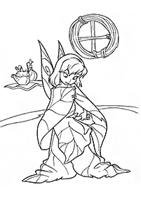tinkerbell coloring pages - page 31