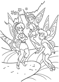 tinkerbell coloring pages - page 33