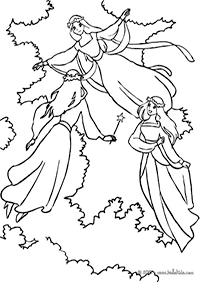 tinkerbell coloring pages - page 4