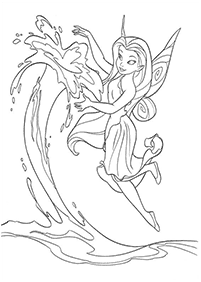 tinkerbell coloring pages - page 43