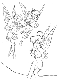 tinkerbell coloring pages - page 44