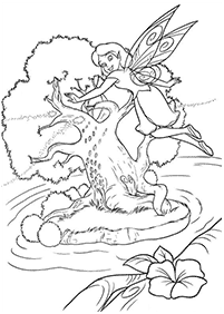 tinkerbell coloring pages - page 47