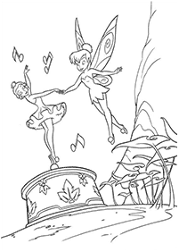 tinkerbell coloring pages - page 51