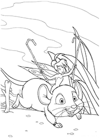 tinkerbell coloring pages - page 55