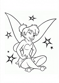 tinkerbell coloring pages - page 58
