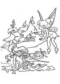 tinkerbell coloring pages - page 6