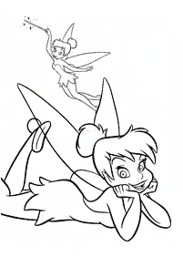 tinkerbell coloring pages - page 61