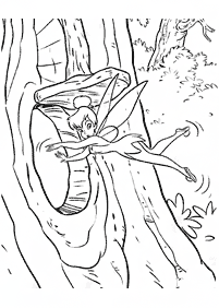 tinkerbell coloring pages - page 62