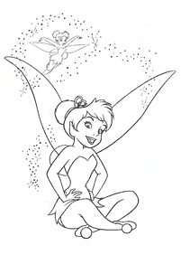 tinkerbell coloring pages - page 69