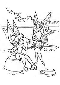 tinkerbell coloring pages - page 73