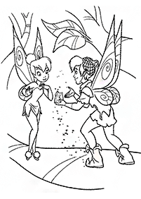 tinkerbell coloring pages - page 77
