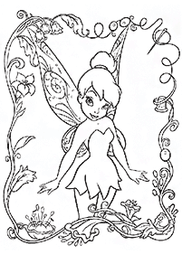 tinkerbell coloring pages - page 78