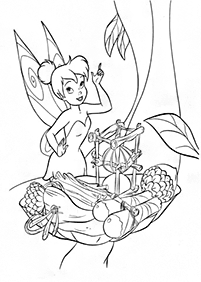 tinkerbell coloring pages - page 81