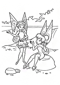 tinkerbell coloring pages - page 88