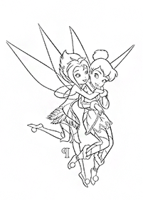 tinkerbell coloring pages - page 91
