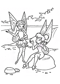 tinkerbell coloring pages - page 93