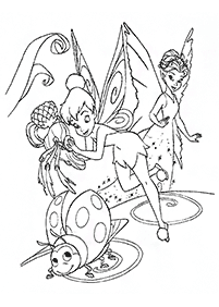 tinkerbell coloring pages - page 94