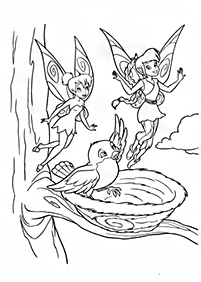 tinkerbell coloring pages - page 97