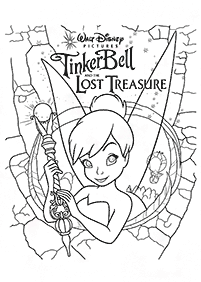 tinkerbell coloring pages - page 98
