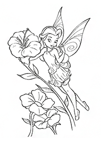 tinkerbell coloring pages - page 99