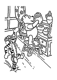 Winnie the Pooh coloring pages - page 13