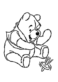 Winnie the Pooh coloring pages - page 14